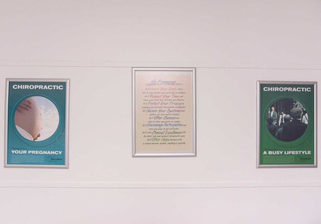 3 framed Posters in Optimal Life Reception