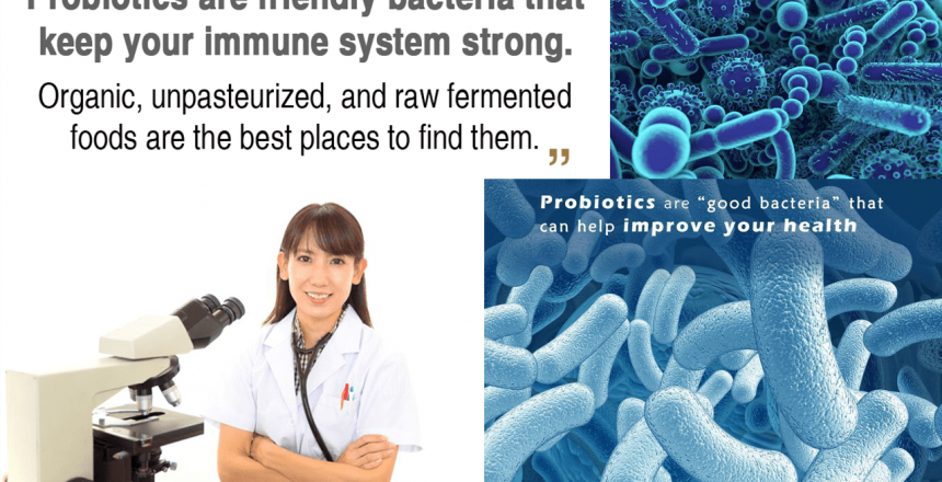 Probiotics image with text